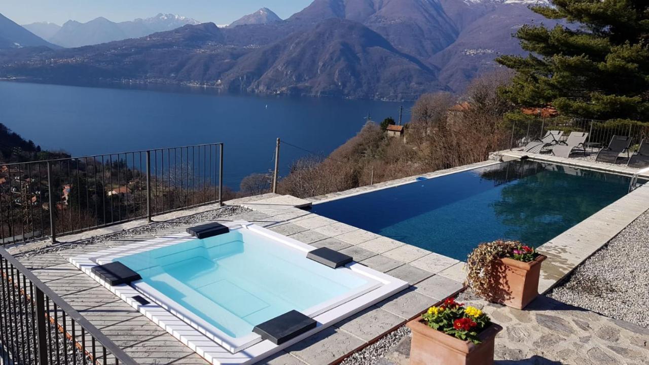 Villa Silvi Piscina Sauna E Hot Tub Perledo ภายนอก รูปภาพ